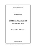 Luận văn Thạc sĩ Y học: Đặc điểm lâm sàng, cận lâm sàng và xét nghiệm miễn dịch trong một số bệnh hệ thống