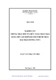 Luận văn Thạc sĩ Y học: Nghiên cứu những thay đổi về chức năng thất trái bằng siêu âm Doppler tim ở bệnh nhân đái tháo đường typ 2