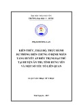 Luận văn Thạc sĩ Y học: Kiến thức, thái độ, thực hành dự phòng biến chứng ở bệnh nhân tăng huyết áp điều trị ngoại trú tại huyện Ân Thi, tỉnh Hưng Yên và một số yếu tố liên quan