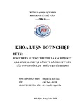 Khoá luận tốt nghiệp: Hoàn thiện kế toán tiêu thụ và xác định kết quả kinh doanh tại Công ty cổ phần tư vấn xây dựng Thủy Lợi – Thủy Điện Bình Định