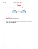 Lecture Mechanics of materials - Chapter 2: Strain