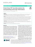Improving CLIP-seq data analysis by incorporating transcript information