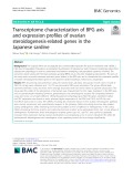 Transcriptome characterization of BPG axis and expression profiles of ovarian steroidogenesis-related genes in the Japanese sardine