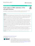 ICLIP analysis of RNA substrates of the archaeal exosome