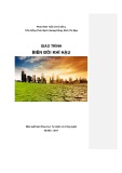 Giáo trình Biến đổi khí hậu - Phan Đình Tuấn