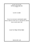 Luận văn Thạc sĩ Toán học: Về bài toán đảm bảo chi phí điều khiển trong thời gian hữu hạn của hệ phương trình mạng nơ ron phân thứ