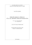 Luận văn Thạc sĩ Toán học: Tính ổn định và tính co của các phương pháp Runge - kutta