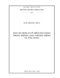 Luận văn Thạc sĩ Toán học: Một số định lí về điểm bất động trong không gian metric riêng và ứng dụng