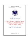 Luận văn Thạc sĩ Kinh tế: Nâng cao năng lực cạnh tranh của ngân hàng TMCP Đông Nam Á