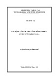 Luận văn Thạc sĩ Kinh tế: Tác động của chi tiêu công đến lạm phát ở các nước Đông Nam Á