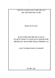 Luận văn Thạc sĩ Quản lý kinh tế: Quản lý nhà nước đối với các dự án xây dựng cơ bản từ nguồn ngân sách nhà nước trên địa bàn huyện Nhơn Trạch, tỉnh Đồng Nai