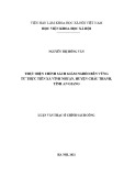 Luận văn Thạc sĩ Chính sách công: Thực hiện chính sách giảm nghèo bền vững từ thực tiễn xã Vĩnh Nhuận, huyện Châu Thành, tỉnh An Giang