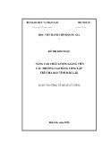 Luận văn Thạc sĩ Quản lý công: Nâng cao chất lượng giảng viên các trường cao đẳng công lập trên địa bàn tỉnh Đắk Lắk