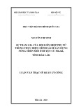 Luận văn Thạc sĩ Quản lý công: Sự tham gia của Hội Liên hiệp phụ nữ trong thực hiện chính sách xây dựng nông thôn mới ở huyện Cư Mgar, tỉnh Đắk Lắk