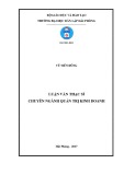 Luận văn Thạc sĩ Quản trị Kinh doanh: Hoàn Thiện công tác Bảo hiểm xã hội đối với các doanh nghiệp ngoài quốc doanh trên địa bàn huyện An Dương, thành phố Hải Phòng