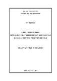 Luận văn Thạc sĩ Hoá học: Phân tích cấu trúc một số dẫn chất Triecpenoit khung lupan bằng các phương pháp phổ hiện đại