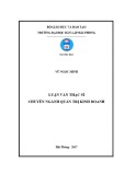 Luận văn Thạc sĩ Quản trị Kinh doanh: Một số biện pháp phát triển Bảo hiểm y tế toàn dân tại Bảo hiểm xã hội quận Kiến An