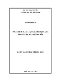 Luận văn Thạc sĩ Hoá học: Xác định hàm lượng kim loại nặng trong cây Diệp Minh Châu bằng phương pháp ICP- MS