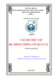 Tài liệu học tập Hệ thống thông tin quản lý