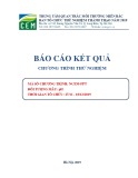 Báo cáo kết quả chương trình thử nghiệm – Chương trình NCEM-FPT, mẫu pH