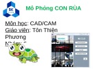 Bài thuyết trình môn CAD/CAM: Mô phỏng con rùa