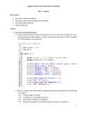 Programming Fundamentals - LAB 2: Variables