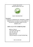 Khoá luận tốt nghiệp Đại học: Áp dụng quy trình chăm sóc, nuôi dưỡng và phòng trị bệnh cho đàn lợn nái sinh sản tại trại Trịnh Văn Thanh Nam, xã Đại Đồng, huyện Văn Lâm, tỉnh Hưng Yên