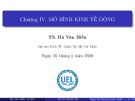 Bài giảng Toán Kinh tế: Chương 4 - TS. Hà Văn Hiếu