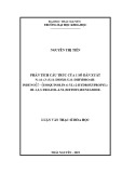 Luận văn Thạc sĩ Hoá học: Phân tích cấu trúc của một số hợp chất N-((1-(3-(5,11- dioxo-5,11-dihydro-6H-indeno[1,2-c]isoquinolin-6-yl)-2-hydroxypropyl)-1H1,2,3-triazol-4-yl)methyl)benzamide