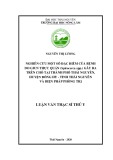 Luận văn Thạc sĩ Thú y: Nghiên cứu một số đặc điểm của bệnh do giun thực quản (Spirocerca spp.) gây ra trên chó tại Thành phố Thái Nguyên, huyện Đồng Hỷ - tỉnh Thái Nguyên và biện pháp phòng trị