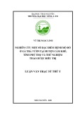 Luận văn Thạc sĩ Thú y: Nghiên cứu một số đặc điểm bệnh mò đỏ ở gà thả vườn tại huyện Cẩm Khê, tỉnh Phú Thọ và thử nghiệm thảo dược điều trị