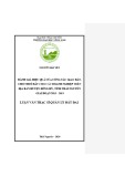 Luận văn Thạc sĩ Quản lý Đất đai: Đánh giá hiệu quả của công tác giao đất, cho thuê đất cho các doanh nghiệp trên địa bàn huyện Đồng Hỷ, tỉnh Thái Nguyên giai đoạn 2015 - 2019