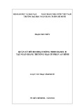 Luận văn Thạc sĩ Kinh tế: Quản lý rủi ro hoạt động theo Basel II tại Ngân hàng thương mại cổ phần An Bình