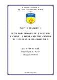 Luận văn Thạc sĩ Kế toán: Hệ thống kiểm soát nội bộ tại các Kho bạc Nhà nước trên địa bàn Tp. Hồ Chí Minh - Thực trạng và giải pháp hoàn thiện