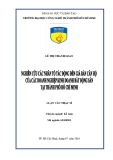 Luận văn Thạc sĩ Kế toán: Nghiên cứu các nhân tố tác động đến giá bán căn hộ của các doanh nghiệp kinh doanh bất động sản tại thành phố Hồ Chí Minh