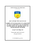 Luận văn Thạc sĩ Kế toán: Nghiên cứu sự hài lòng của sinh viên về chất lượng đào tạo tại trường Đại học Quốc tế - Đại học Quốc gia thành phố Hồ Chí Minh