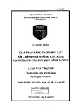 Luận văn Thạc sĩ Quản trị kinh doanh: Giải pháp nâng cao năng lực tài chính nhằm tăng cường khả năng cạnh tranh của Bưu điện Bình Dương