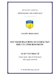 Luận văn Thạc sĩ Quản trị kinh doanh: Đẩy mạnh hoạt động khẩu hạt điều của tỉnh Bình Phước