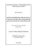 Luận văn Thạc sĩ Quản lý đất đai: Đánh giá tình hình thực hiện quy hoạch sử dụng đất giai đoạn đến năm 2020 trên địa bàn huyện Chương Mỹ, Thành phố Hà Nội