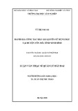 Luận văn Thạc sĩ Quản lý đất đai: Đánh giá công tác đấu giá quyền sử dụng đất tại huyện Yên Mô, tỉnh Ninh Bình