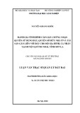 Luận văn Thạc sĩ Quản lý đất đai: Đánh giá tình hình cấp giấy chứng nhận quyền sử dụng đất, quyền sở hữu nhà ở và tài sản khác ngắn liền với đất cho hộ gia đình, cá nhân tại huyện Quỳnh Nhai, tỉnh Sơn La