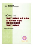 Thông tin Xây dựng cơ bản và khoa học công nghệ xây dựng – Số 6/2016