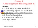 Bài giảng Quản trị học: Chương 4 - Đỗ Văn Thắng