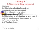 Bài giảng Quản trị học: Chương 8 - Đỗ Văn Thắng