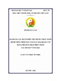 Luận văn Thạc sĩ Y học: Đánh giá tác dụng điều trị chứng thất ngôn bệnh nhân nhồi máu não sau giai đoạn cấp bằng phương pháp điện châm các huyệt vùng đầu