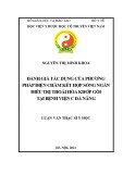 Luận văn Thạc sĩ Y học: Đánh giá hiệu quả phương pháp điện châm kết hợp sóng ngắn điều trị thoái hóa khớp gối tại Bệnh viện C Đà Nẵng