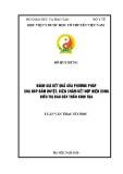 Luận văn Thạc sĩ Y học: Đánh giá kết quả của phương pháp xoa bóp bấm huyệt, điện châm kết hợp với điện xung điều trị đau dây thần kinh tọa