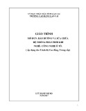 Giáo trình Sửa chữa và bảo dưỡng hệ thống phân phối khí (Nghề: Công nghệ ô tô) - Trường CĐ Cộng đồng Lào Cai