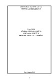 Giáo trình Cấu tạo Gầm ô tô (Nghề: Công nghệ ô tô) - Trường CĐ Cộng đồng Lào Cai