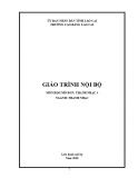 Giáo trình Thanh nhạc 4 - Trường Cao đẳng Lào Cai